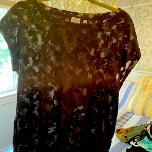 Wilfred sheer floral patterned blouse